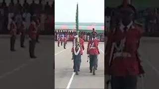 How Colour Party Falls in on Square. || Ghana Army || JaMa || Morale || Ghana Army Jama || #army