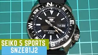 review Seiko 5 sport snze81j2 indonesia