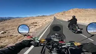🏍️ Random Bike Ride in the Himalayas | Pristine Roads & Autumn Weather 🍂