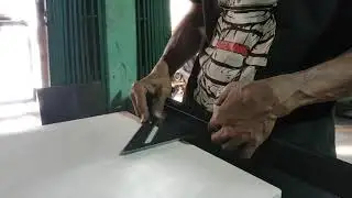 Setting knok meja sablon rel
