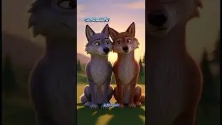 🐺 Unique Facts About Wolves Part 2 | Hunting, Mating & Cubs #cuteanimalworldstories #wolves