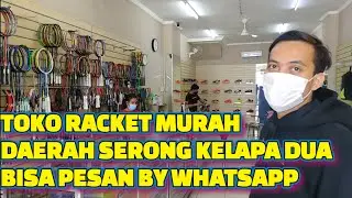 Toko Raket Diskon 20% Raket dan sepatu li-ning Yonex Victor Badminton, Gading Serpong
