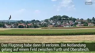 Kleinflugzeug muss im Kreis Straubing-Bogen notlanden
