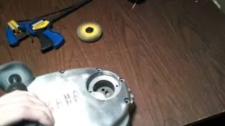 3m radial bristle disc buffing aluminum