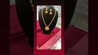 long nacklace #mk1gramgoldnrpt #gold #trending #jewellery #pearlhunter #diamondnpearl #goldnecklace