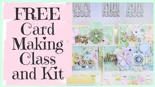DIY Card Making Tutorial Class and Kit ~ Easel Cards ~ Mintay Lovely Day