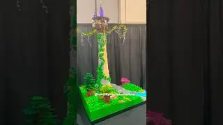 A Stunning LEGO Replica of RAPUNZEL&rsquo;S Tower! 👑💜 #disney #rapunzel #lego Subscribe for more!