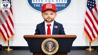 Baby JD Vance Holds White House Press Briefing!