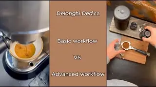 Delonghi Dedica testing | basic vs advanced mode | asmr