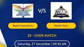 Nigohi Supergiants vs Nigohi Titans live cricket match | Nigohi Premier League NPL-10 live - NPL Gr