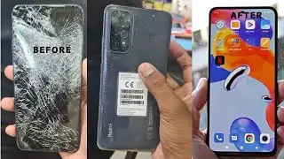 Xiaomi Note 11 Broken Phone Restoration | Redmi Note11 Cracked Panel Change
