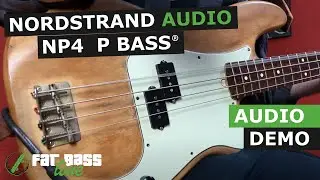Nordstrand NP4 Precision Bass Pickup Demo