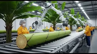 inside the largest high tech banana stem factory full process tour