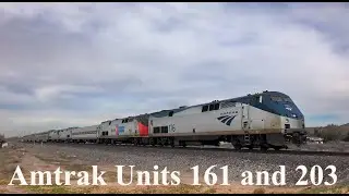 Amtrak 161 and 203 on the Southwest Chief!