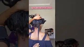 African threading best protective hairstyle #africanthreading #protectivestyles #4cnaturalhaircare