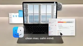 Как почистить и организовать свой MacBook для учёбы 🫧от студента-медика (расхламление 2026 года)
