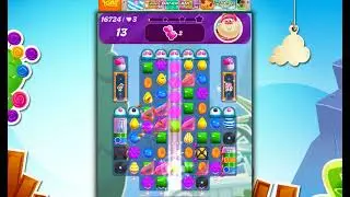 Candy Crush Saga Level 16724 NO BOOSTER