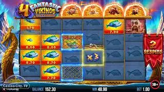 4 Fantastic Vikings Go Fishing online slot from Yggdrasil