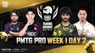 PUBG MOBILE TRAINING GROUNDS PRO - SEASON 3 -  Week 1 Day 2 - LIVE
