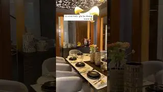 25 crore वाले ghar ka dinning room&hearts;️🫶🏻 #shorts #dinningtabledecor #dinning #25crore