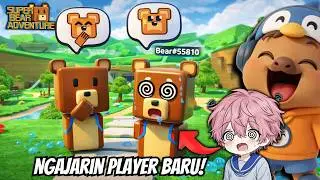 BERUANG NOOB😂 SUPER BEAR ADVENTURE MULTIPLAYER GAMEPLAY ft. @himayt01