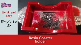 Resin Coaster holder - Simple to make, gorgeous to see