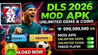 Dream League Soccer 2026 MOD APK v13.20 Gameplay | DLS 2026 MOD MENU (Unlimited Diamonds & Coins)