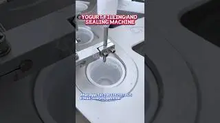 Yogurt Filling and Sealing Machine #yogurt #fillingmachine #sealingmachine #liquidpackingmachine