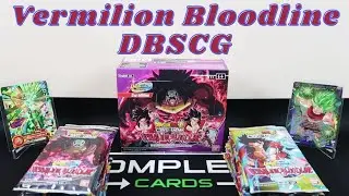 Dragon Ball Super Vermillion Bloodline 2nd Edition Booster Box Opening