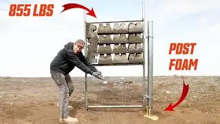 How Strong Is Fence Post Foam -- Really?