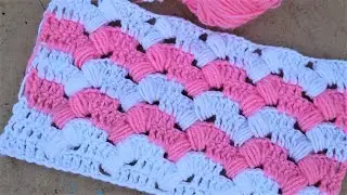 NEW Crochet Puff pattern blankets Crochet zigzag puff pattern #crochet