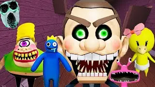 Roblox Scary Obby - Mr Stinky's, Grumpy Gran, Mr Nightmare, Miss Ani-Tron, Barry's Prison, DOORS
