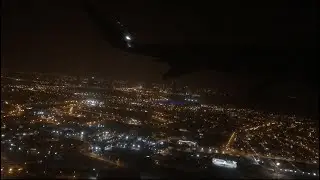 Gulf Air Airbus A320neo Startup, Taxi, and Bright Night Takeoff from Bahrain