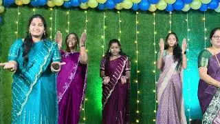 Bethlehemulo sandadi dance by womens, Christ Lutheran church kannapuram 