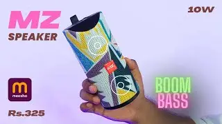 सस्ता है पर कमजोर नही 🤣 MZ TG113 Bluetooth Speaker #meeshoproduct