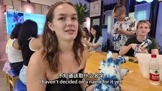 US university students enjoy cultural experience in Shanghai
