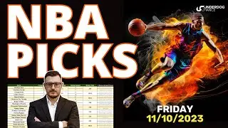 NBA BETTING MODEL - 11/10/2023 | NBA Picks, Score Predictions | Underdog Chance