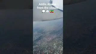 Addis Ababa from 30,000 feet ✈️ET The view are unmatched #addisabeba #ethiopianairline #travel