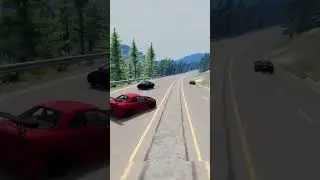 занесло в BeamNG Drive #beamngdrive #beamngdestruction #beamngdrivecrashes #бименджи_драйв