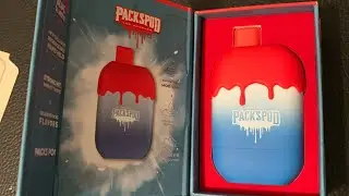 PACKSPOD &ldquo;Blue Slurpie&rdquo;🔥🥶vape review #vape #vapelife #disposablevapepen #nicotine #eliquidreview