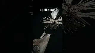 Stripped Quill Klinkhammer dry fly #flytying