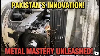 Pakistan's Crazy Engineering! 🤯 Gear Hobbing Power | Heavy Duty Machinery Working