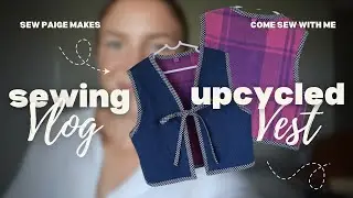SEWING AN UPCYCLED WOOL BLANKET VEST - The perfect beginner sewing project