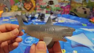 8K Video Colorful SeaAnimals Toys| SeaWorld Kids Fun Learning Zoo#Fishes #Dolphin #Whale #Kukus Toys
