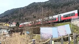 Zugverkehr am Bahnhof Sattendorf | &Ouml;BB am Ossiacher See