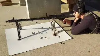 BRP Corps XMG 7.62x51/.308 beltfed AR15 Upper Receiver in action with Fostech Echo trigger system