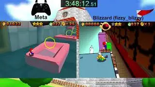 Super Mario 64 Land - Blind Race vs. Blizzard Part 2 [N64]