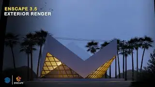 Mastering Enscape 3.5: Exterior Day and Night Render Tutorial for Architects #43