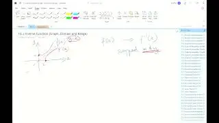F1 3 Inverse Function Graph, Domain and Range 01