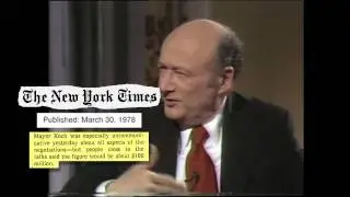 First 100 Days of Mayor Ed Koch : Labor Negotiations